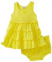 Splendid Littles Baby-girls Infant Tiered Dress and Bloomer, Lemoncello, 18-24 Months Splendid Littles Baby-girls Infant Tiered Dress and Bloomer, Lemoncello, 18-24 Months