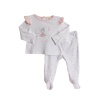 ABSORBA Baby-Girls Newborn Ballerina 2 Piece Footed Pant Set