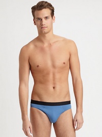 Exceptionally soft style in a slim fitting silhouette, in lightweight, elasticized microfiber.Elastic waistbandFlat front90% polyamide/10%elastaneMachine washImported Exceptionally soft style in a slim fitting silhouette, in lightweight, elasticized microfiber.Elastic waistbandFlat front90% polyamide/10%elastaneMachine washImported