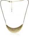 Kenneth Cole New York Gold-Tone Half Moon Frontal Necklace