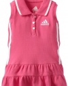 adidas Baby-Girls Infant Ace Polo Dress, Bright Pink, 18 Months