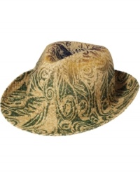 Sublime style. Go tropically tribal and add a modern touch with this straw fedora from Block Hats. Sublime style. Go tropically tribal and add a modern touch with this straw fedora from Block Hats.