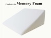 Foam Wedge Bed Pillow (25 x 24 x 12) with High Quality, Removable Cover