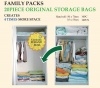 20 PACKS - B&E Home Essential Vacuum Storage Bags (10 Large Travel Roll-up Bags/ 10 Medium Travel Roll-up Bags) - Set of 20