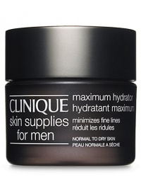 Rehydrates and firms dry skin. Helps minimize the look of lines. Triggers skin's ability to build and hold moisture. For normal/dry skin. 1.7 oz. Rehydrates and firms dry skin. Helps minimize the look of lines. Triggers skin's ability to build and hold moisture. For normal/dry skin. 1.7 oz.