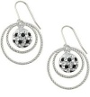 SWAROVSKI® Elements Double Circle Ball Earrings