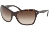 Prada PR24NS Sunglasses - 2AU/6S1 Havana (Brown Gradient Lens) - 61mm