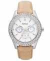A Stella collection timepiece from Fossil with soothing hues and shimmering accents for those laid-back special evenings.