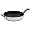 Farberware Classic Nonstick Polished Aluminum Deep Skillet, 12-Inch