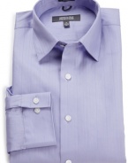 Kenneth Cole Reaction Men's Spread Collar Tonal Solid Woven Shirt