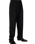 Polo Ralph Lauren Wool Cashmere Black Tuxedo Pants