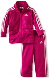 adidas Baby-girls Infant Basic Tricot Set, Dark red, 24 Months adidas Baby-girls Infant Basic Tricot Set, Dark red, 24 Months