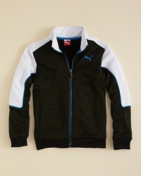 An essential sports staple is rendered with PUMA's striking minimalism and a comfortable, breathable mesh fabric. An essential sports staple is rendered with PUMA's striking minimalism and a comfortable, breathable mesh fabric.