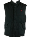 Polo Ralph Lauren Mens Classic Quilted Red Plaid Lined Vest