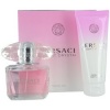 VERSACE BRIGHT CRYSTAL by Gianni Versace Gift Set for WOMEN: EDT SPRAY 3 OZ & BODY LOTION 3.4 OZ (TRAVEL OFFER)