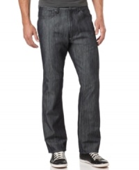 Get that dark and brooding look you like with these five-pocket jeans from Sean John. Get that dark and brooding look you like with these five-pocket jeans from Sean John.