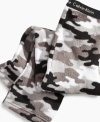 He can cozy up in these camouflage-print lounge pants from Calvin Klein.