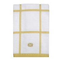 Absorbent 100% cotton towels are at once durable and soft. Treated with an anti-microbial agent that inhibits the growth of odors and mildew, Calphalon's terry towels withstand the test of time. Absorbent 100% cotton towels are at once durable and soft. Treated with an anti-microbial agent that inhibits the growth of odors and mildew, Calphalon's terry towels withstand the test of time.