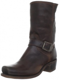 FRYE Women's Cavalry Strap 8L Boot,Dark Brown,8.5 M US