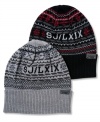 A classic pattern gets a hip urban overhaul with this beanie from Sean John.