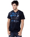Say lots without saying a word with this tee by Marc Ecko Cut & Sew.