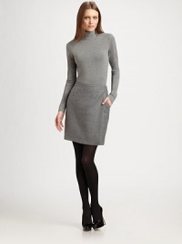 A subtle signature dot detail accents this fine-knit piece.Mock neckLong sleevesSignature Punto dot detailViscoseDry cleanImported of Swiss fabricModel shown is 5'11 (180cm) wearing US size 4. A subtle signature dot detail accents this fine-knit piece.Mock neckLong sleevesSignature Punto dot detailViscoseDry cleanImported of Swiss fabricModel shown is 5'11 (180cm) wearing US size 4.