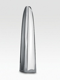 With a narrowed neck and small opening, this mirror polished stainless steel vase make a lasting impression with just a few flowers at a time. From the Cocktail Collection5W X 16½H X 2½DStainless steelHand washImported With a narrowed neck and small opening, this mirror polished stainless steel vase make a lasting impression with just a few flowers at a time. From the Cocktail Collection5W X 16½H X 2½DStainless steelHand washImported