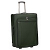 Lightweight and strong, the Victorinox NXT expandable carry-on bag offers a 2.5 zippered expansion on the main compartment which creates 30% more capacity on demand. The exterior fabric is 1682 ballistic nylon which demonstrates superior resistance to moisture and abrasion. Ten percent lighter than other bags in their class, the NXT's convenient aluminum handle locks in at 43, 41 and 39 to accommodate travelers of various heights. Travel Sentry Approved luggage locks secures belongings while in transit and allows TSA screeners to open the lock without destroying it and relock after inspection.