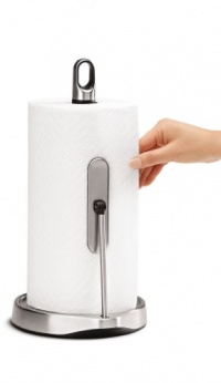 simplehuman Tension Arm Paper Towel Holder, Stainless Steel simplehuman Tension Arm Paper Towel Holder, Stainless Steel