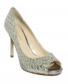 The Maiven pumps by Enzo Angiolini are an expertly designed essential with unique finishes, trim platform and slim heel.