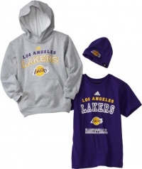 NBA Los Angeles Lakers Cap, Hoody & Tee, 3-Pack Set - R28E48La Youth NBA Los Angeles Lakers Cap, Hoody & Tee, 3-Pack Set - R28E48La Youth