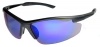 Hilton Bay A27 Sunglasses Wrap Style UV400 Lens for Baseball, Softball, Cycling, Golf, Kayaking and All Active Sports