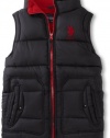 U.S. Polo Association Boys 8-20 Solid Ripstop Vest