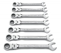 GearWrench 9900 7 Piece Flex-Head Combination Ratcheting Wrench Set Metric GearWrench 9900 7 Piece Flex-Head Combination Ratcheting Wrench Set Metric