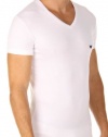 Emporio Armani Men's Pima Rib Stretch Cotton T-Shirt