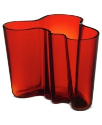 Named after the unconventional Finnish architect, the Aalto giftware collection brings innovative designs to any space. Each mouth-blown vase is individually crafted, offering completely unique style. Its purpose is left up to you. Named after the unconventional Finnish architect, the Aalto giftware collection brings innovative designs to any space. Each mouth-blown vase is individually crafted, offering completely unique style. Its purpose is left up to you.