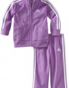 adidas Baby-Girls Infant Core Tricot Set, Purple, 18 Months