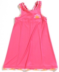 Get colorful. Brighten up any day when she puts on this comfortable racer-back tank-dress from adidas. Get colorful. Brighten up any day when she puts on this comfortable racer-back tank-dress from adidas.