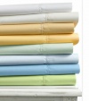 Martha Stewart 400 Thread Count Diamond Stitch Standard Pillowcases Green Leaf