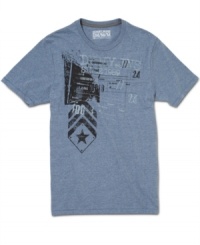 A comfortable look. Throw on this soft graphic t-shirt from DKNY Jeans and kick back casually this weekend. A comfortable look. Throw on this soft graphic t-shirt from DKNY Jeans and kick back casually this weekend.