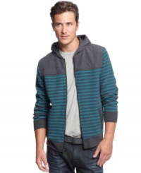 Style that keeps you on track. This sporty zip up from INC International Concepts is a lightweight layer that will be your fall go-to. Style that keeps you on track. This sporty zip up from INC International Concepts is a lightweight layer that will be your fall go-to.