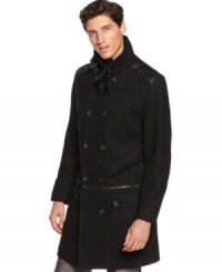 A modern upgrade of the classic pea coat, this version from INC International Concepts will give your style some serious swagger. A modern upgrade of the classic pea coat, this version from INC International Concepts will give your style some serious swagger.