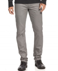 These INC International Concepts jeans offer a slim stylish fit. These INC International Concepts jeans offer a slim stylish fit.
