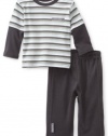 Calvin Klein Baby-Boys Newborn Stripe Top With Pants