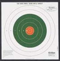 Allen Company Remington 100 Yard Bullseye Sight-In Target, 12 Pack Allen Company Remington 100 Yard Bullseye Sight-In Target, 12 Pack
