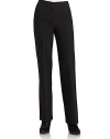 THE LOOKTonal seam detail along waistbandZip fly with slide tab closuresAngled pocketsCreased front and back legsBack welt pocketsTHE FITRise, about 9Inseam, about 33THE MATERIAL96% wool/4% polyamideSilk liningCARE & ORIGINDry cleanMade in ItalyModel shown is 5'10 (177cm) wearing US size 4. 