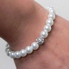 Classic Swarovski Crystal Pearl Bracelet, 7.5, 10mm