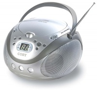 Coby CX-CD241 Portable CD Player with AM/FM Stereo Tuner, Silver Coby CX-CD241 Portable CD Player with AM/FM Stereo Tuner, Silver