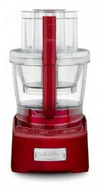 Cuisinart FP-12MR Elite Collection 12-Cup Food Processor, Metallic Red