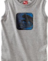 Puma - Kids Boys 2-7 Toddler Puma Muscle Tee, Grey, 2T